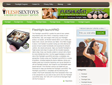 Tablet Screenshot of fleshsextoys.com